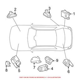 Mercedes Suspension Yaw Sensor 0055429518